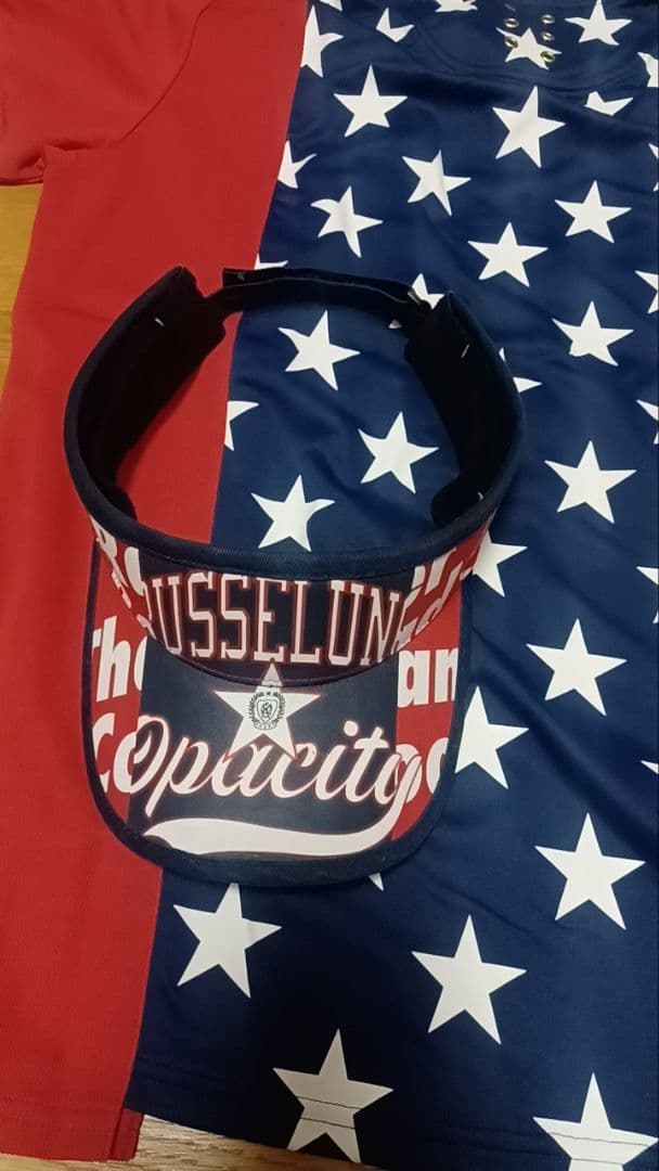 RUSSELUN セットアップ　ポロシャツ　サンバイザーのセットアップ！サイズ4