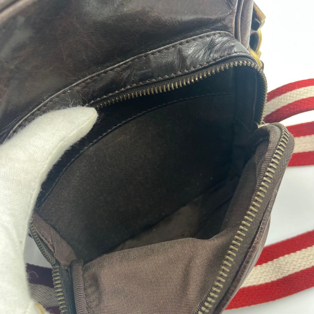 BALLY バリー サコッシュ トレスポ カデナ ショルダーバッグ ブラウン