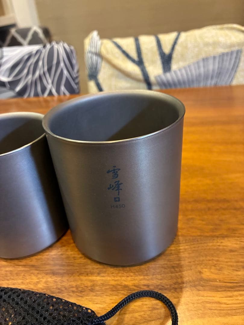 スノーピーク　雪峰　チタンマグ　H200.300.450 セット❗️