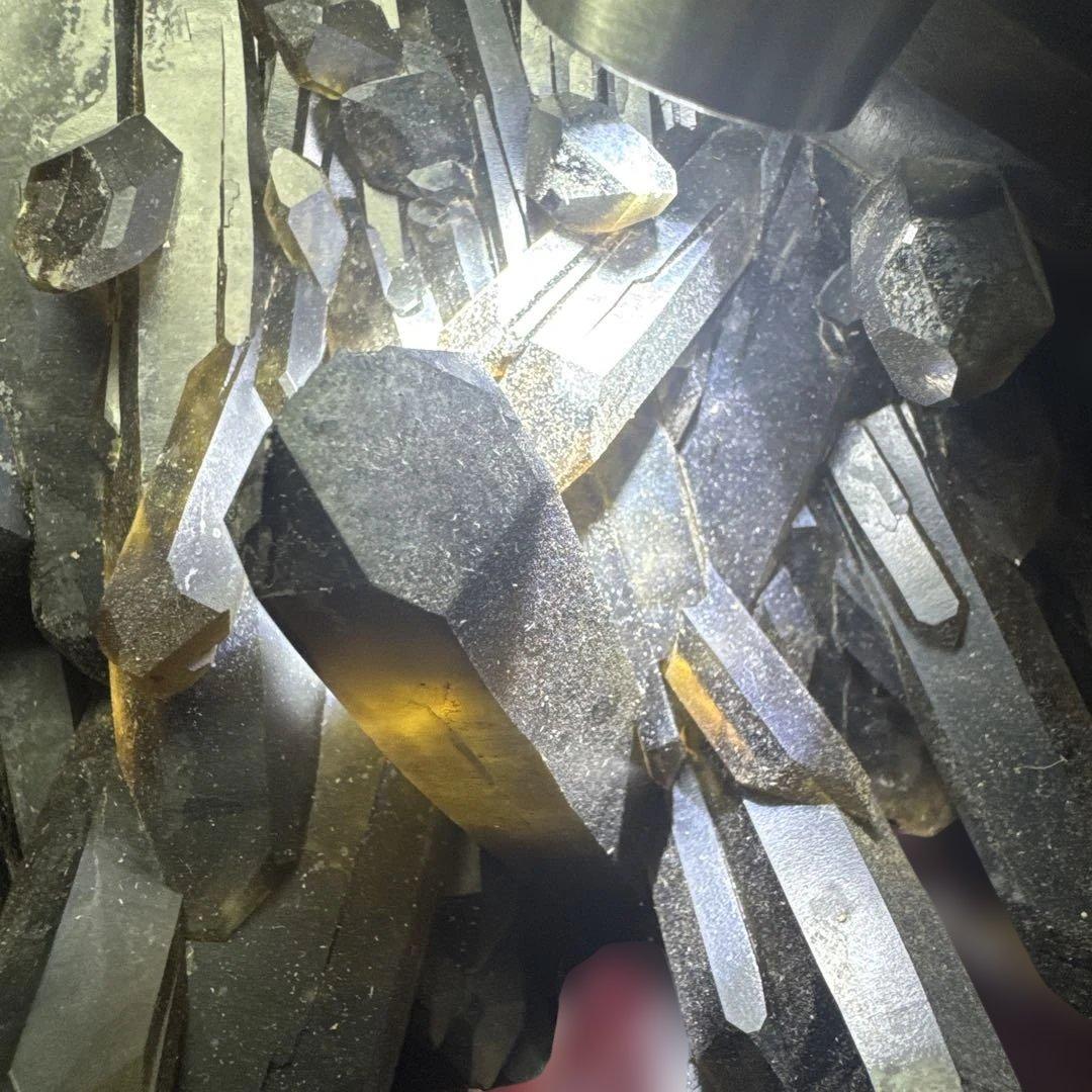 モリオン クラスター 黒水晶 原石 浄化 魔除け 強力守護 天然石