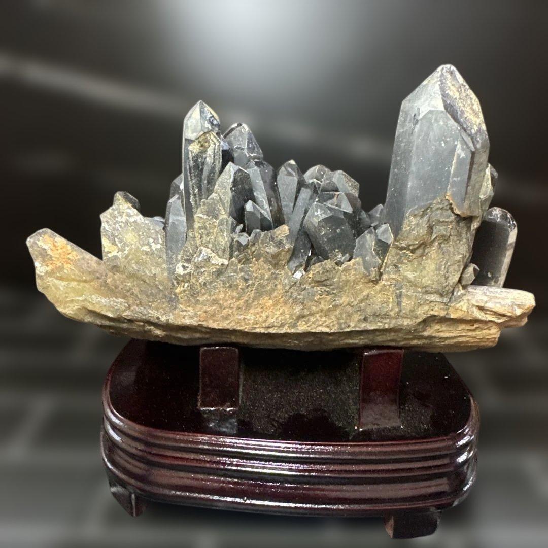 モリオン クラスター 黒水晶 原石 浄化 魔除け 強力守護 天然石