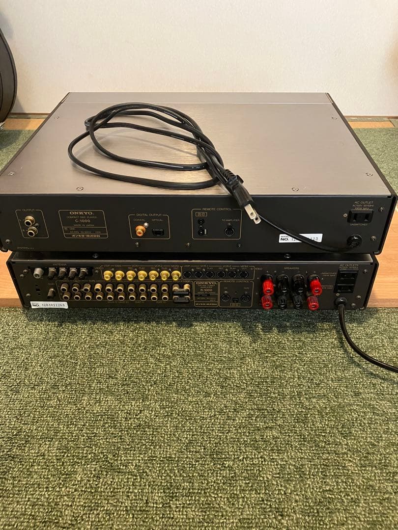 ONKYO C-1000 R-1000 アンプ　CDセット
