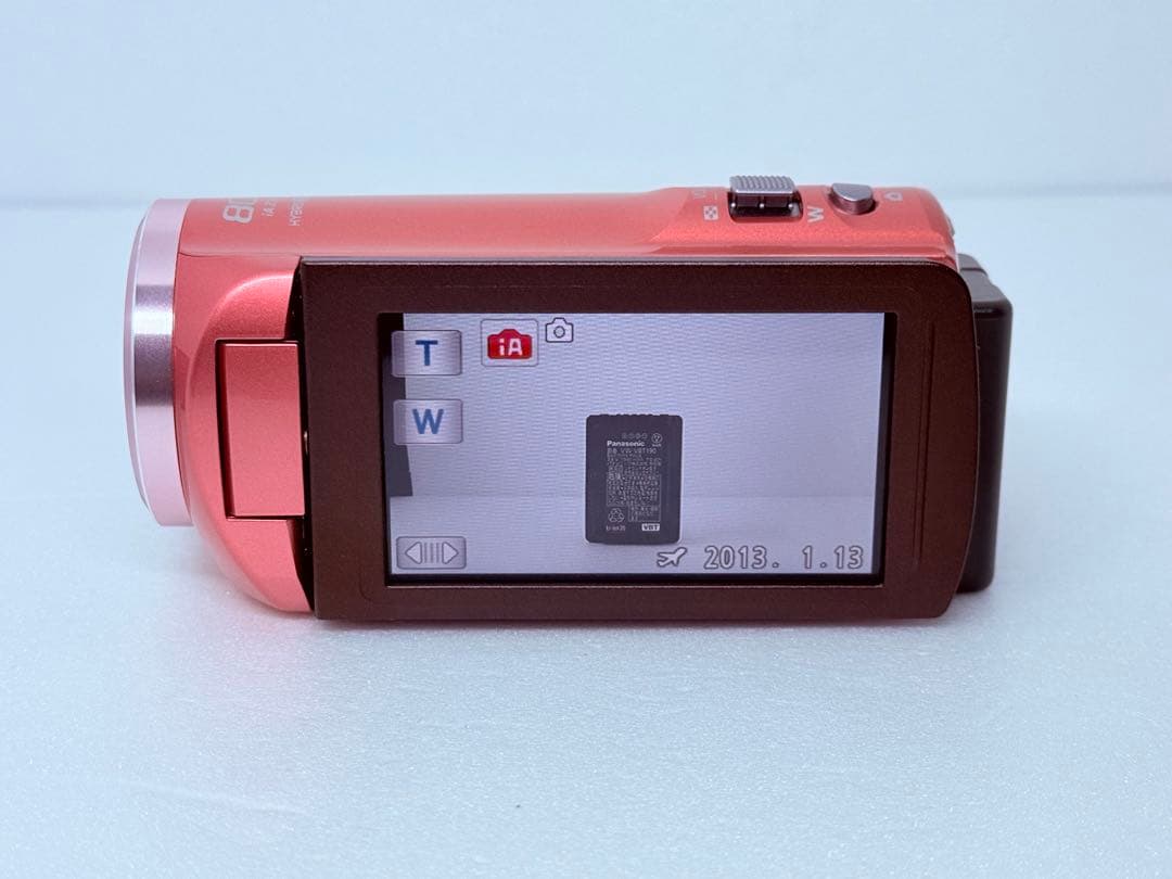 Panasonic HC-V520M ピンク 付属品多 ポーチ付