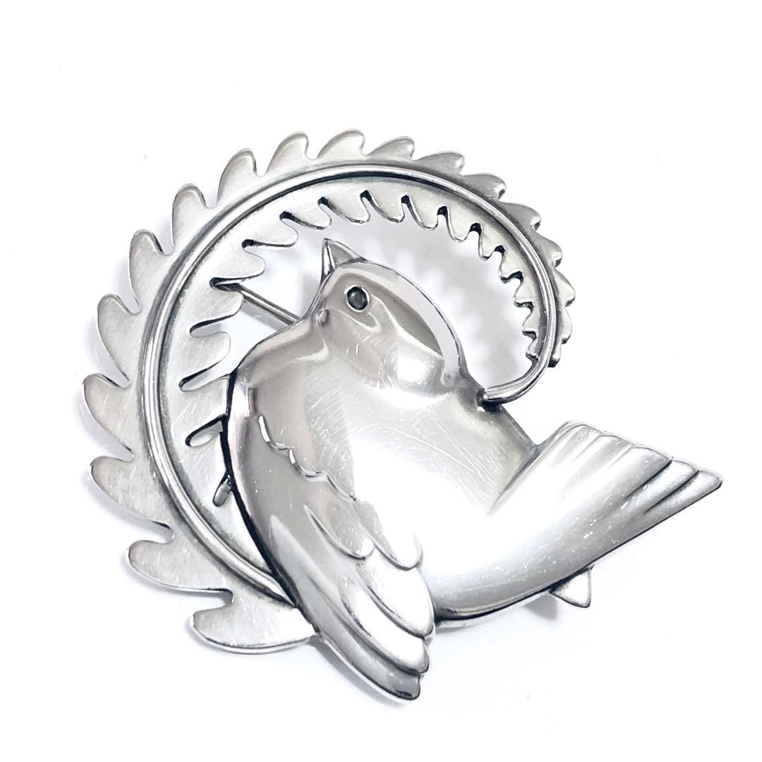   309 鳥 バード ブローチ O2410066