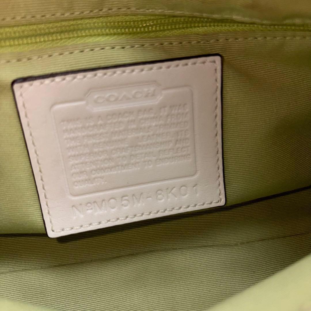 バッグ Coach Accessory Pouch Bag Leaf Green