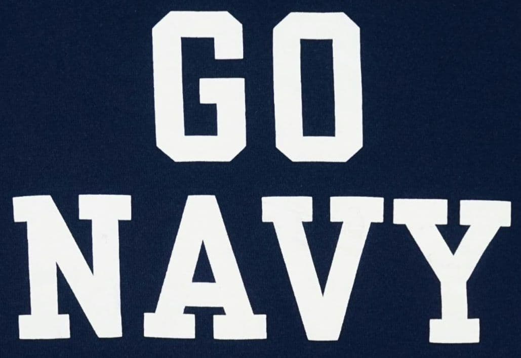 90s Champion®︎ \"GO NAVY\" Sweatshirt