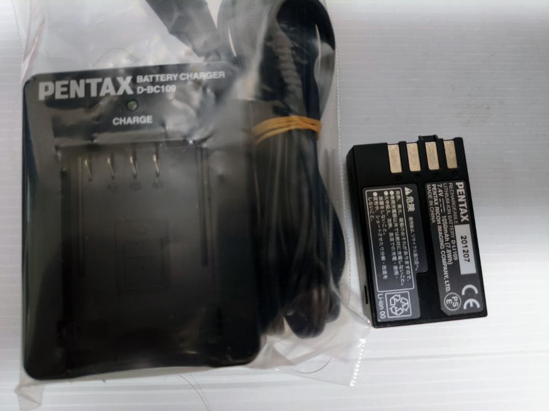 【黒死病対策、内臓電池交換】PENTAX K-50+18-55 純正充電器セット