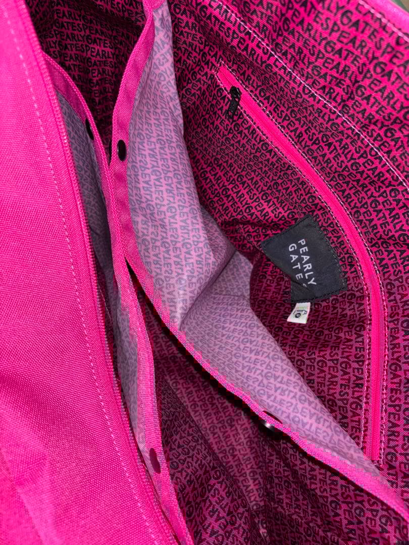 （超美品）パーリーゲイツ、ペイントロゴシリーズ、ロッカーバッグ