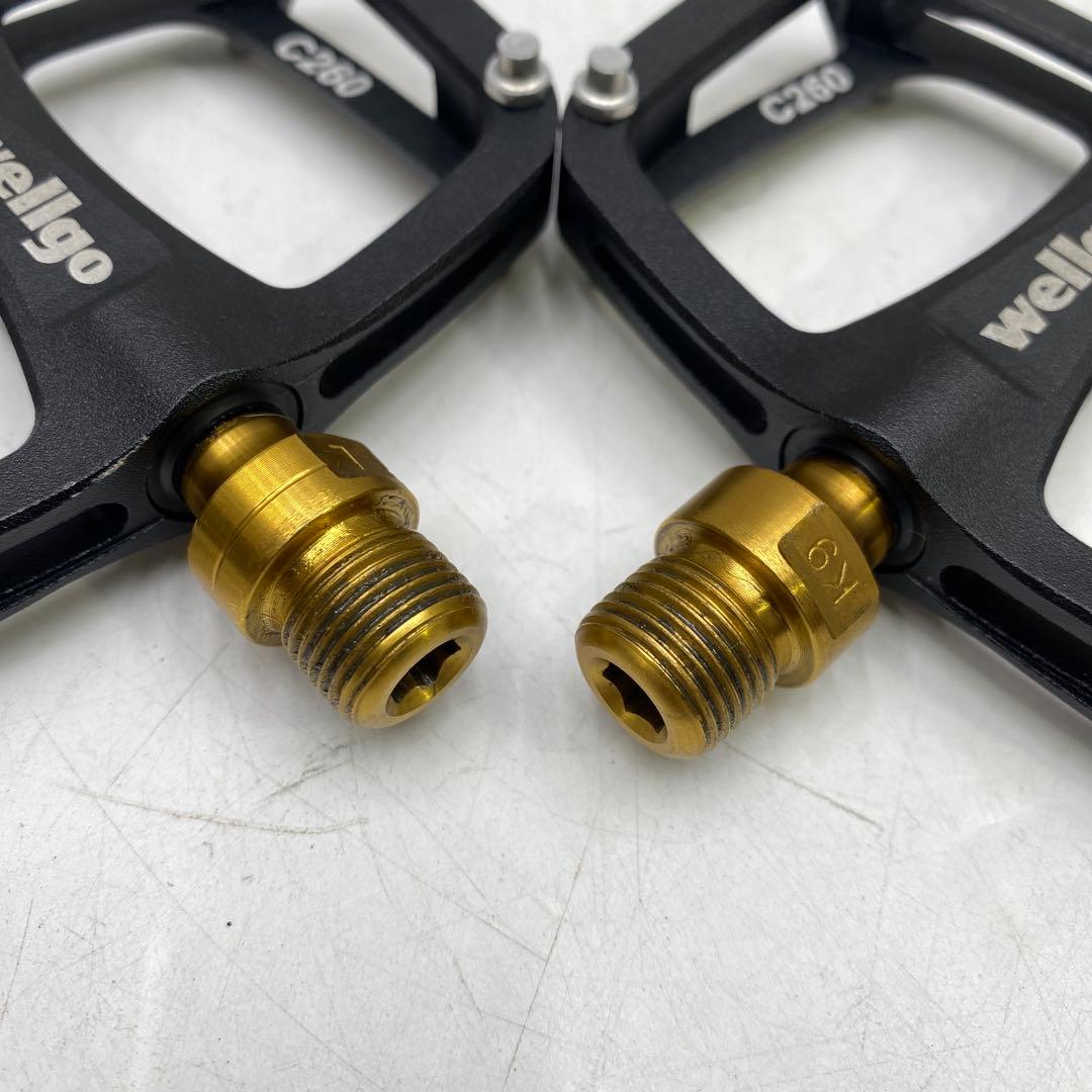 Wellgo C260 ALUMINUM SUPER LITE ブラック ペダル