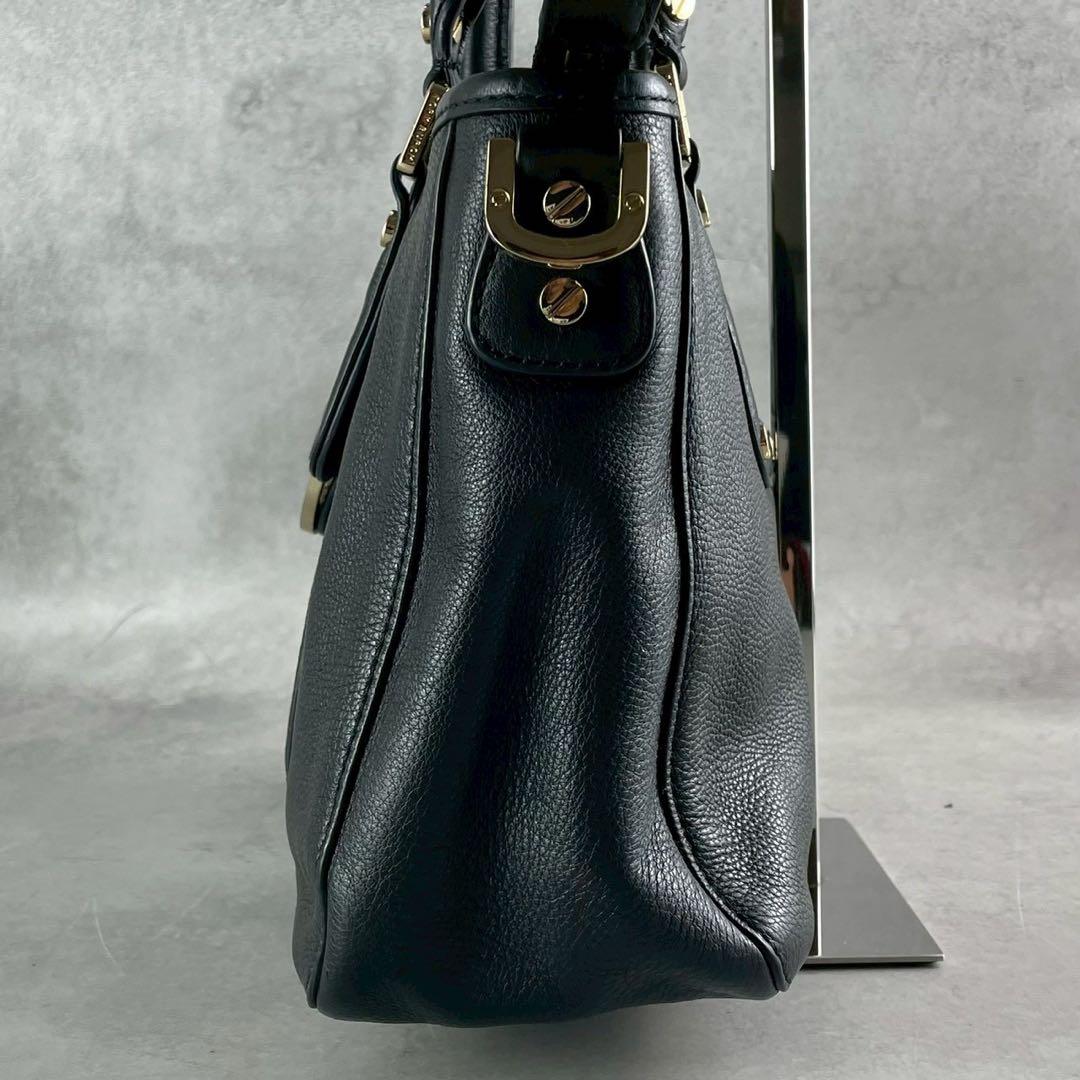 ✨美品✨トリーバーチ　アマンダ ミニサッチェル　2way メダリオン　レザー　黒