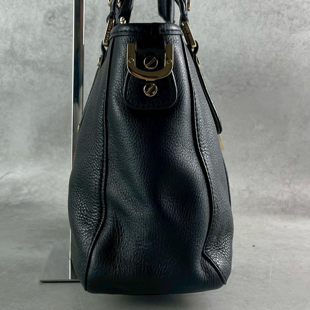 ✨美品✨トリーバーチ　アマンダ ミニサッチェル　2way メダリオン　レザー　黒