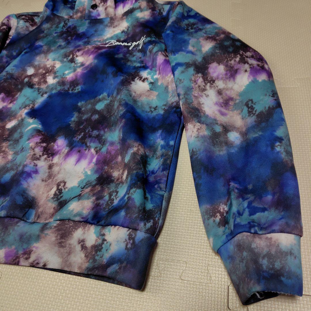 BEAMS GOLF ビームスゴルフ　タイダイ ダンボールニット パーカー