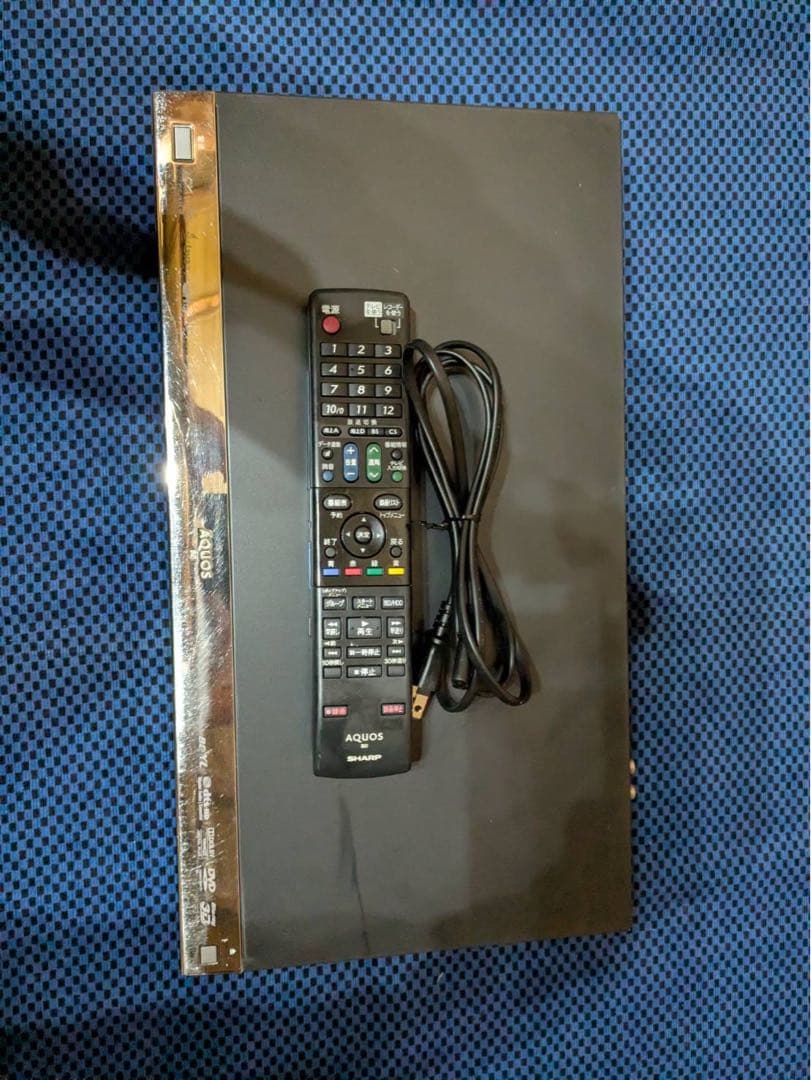 SHARP ブルーレイレコーダー リモコン付き
