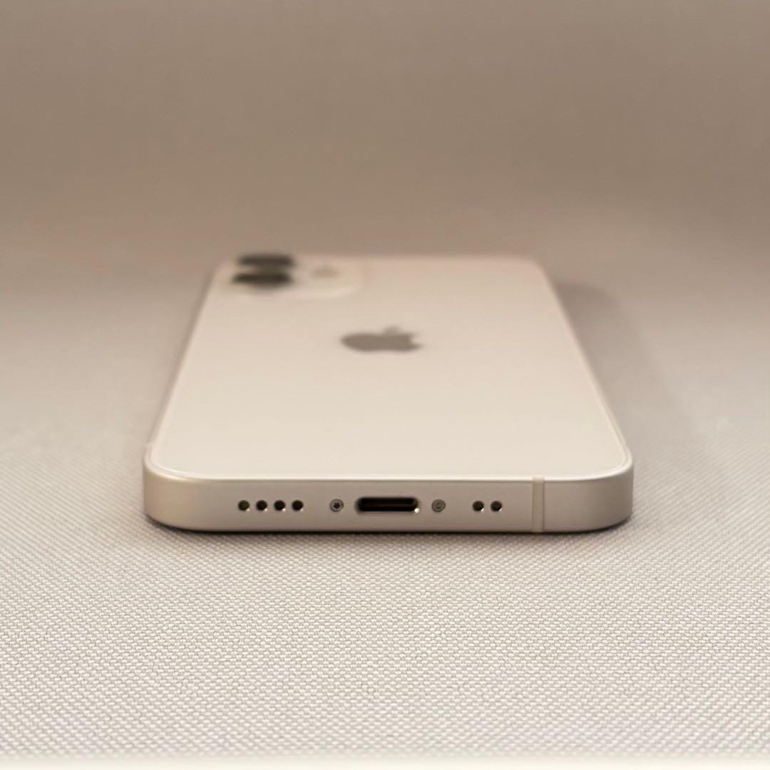『極美品』iPhone 12 mini 64GB ホワイト　新品バッテリー　本体