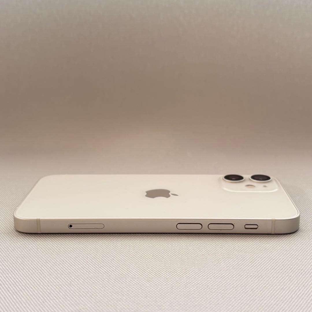『極美品』iPhone 12 mini 64GB ホワイト　新品バッテリー　本体