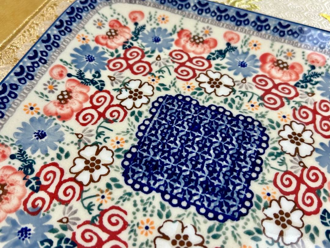 ポーリッシュポタリー　大皿　2枚セット