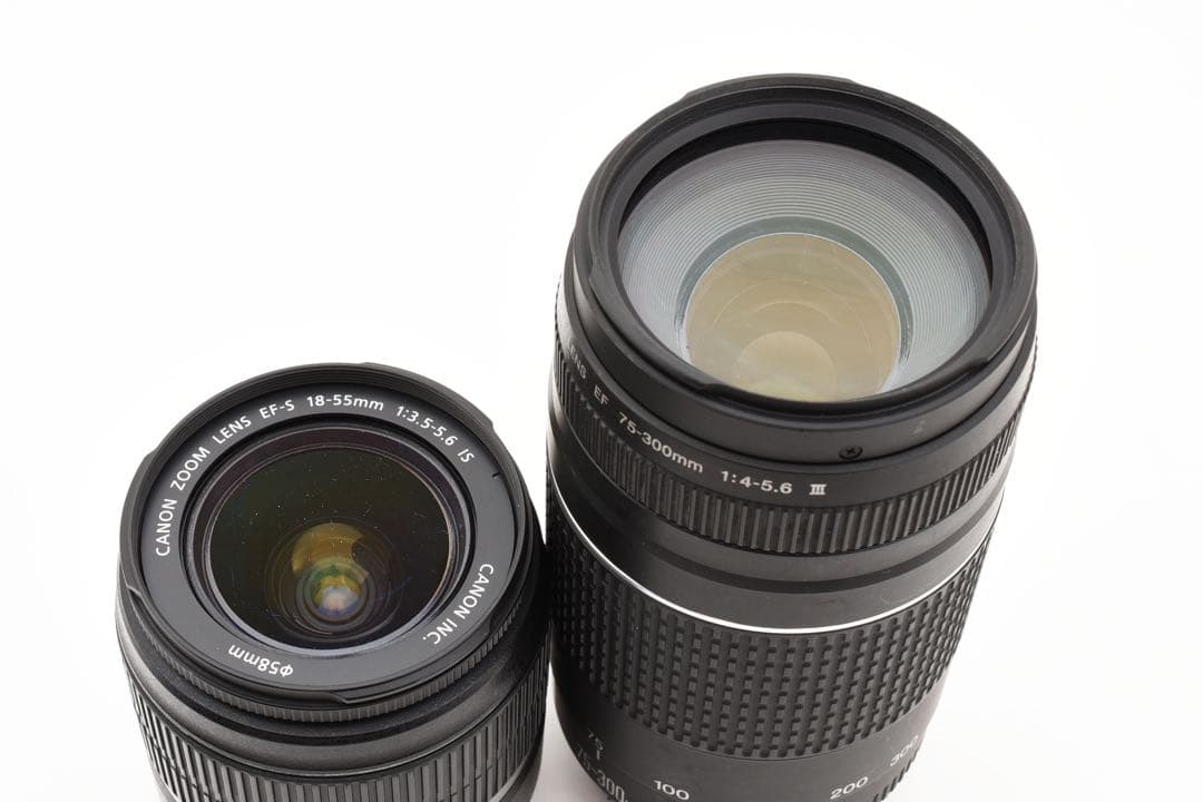 デジタル一眼レフカメラ canon kiss x5 標準&望遠ダブルレンズセット