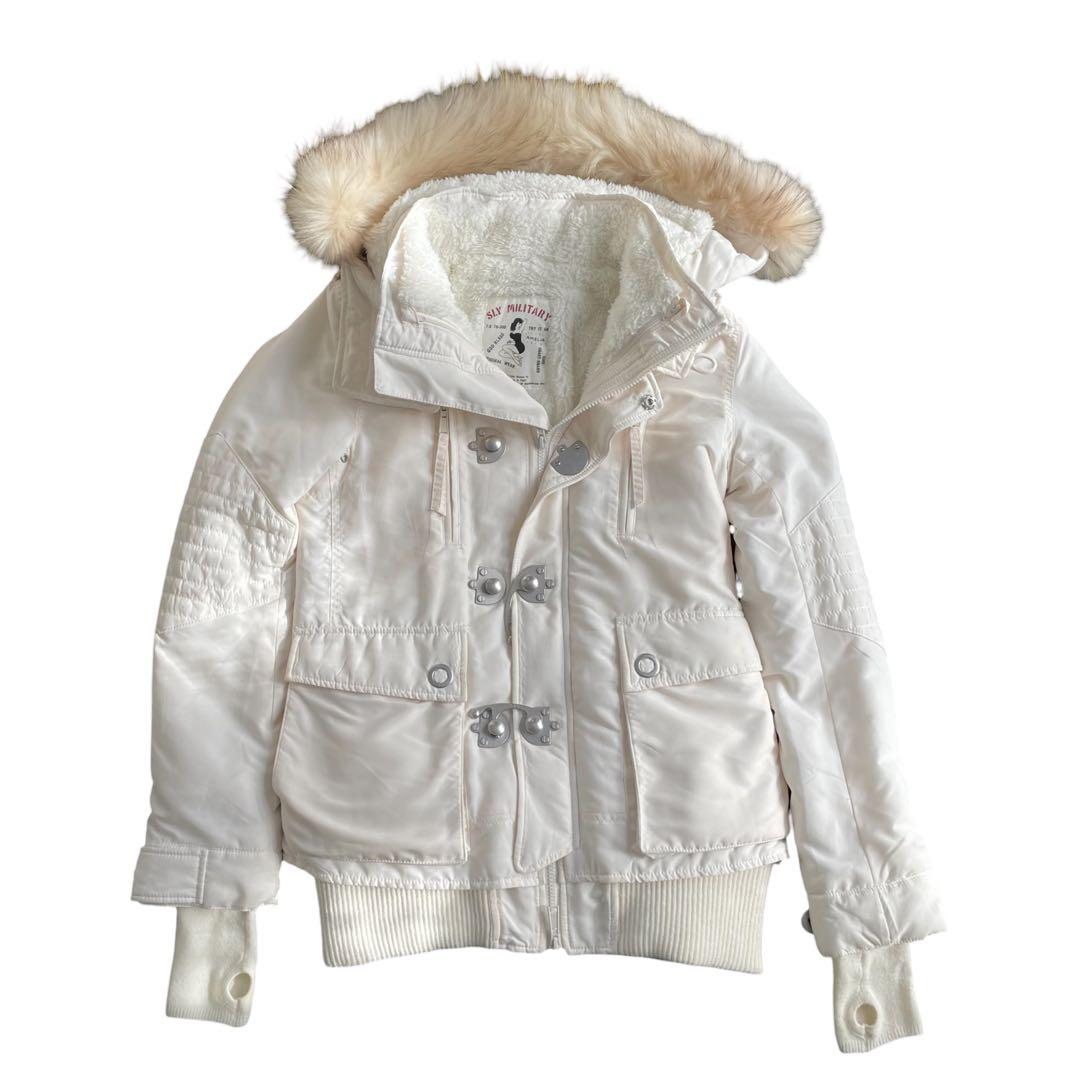 【☆希少☆】 SLY モッズコート N3B Y2K 平成 ホワイト 激レア 古着