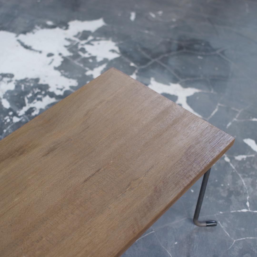 SALE【現品販売】アイアン ローテーブル 鉄脚 鉄 木 テーブル tab42