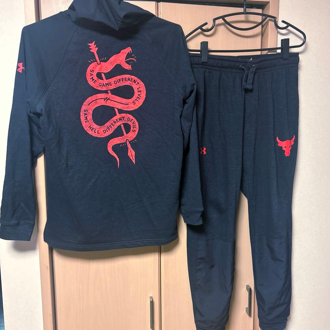 UNDER ARMOR PROJECT ROCK ジャージセットアップ