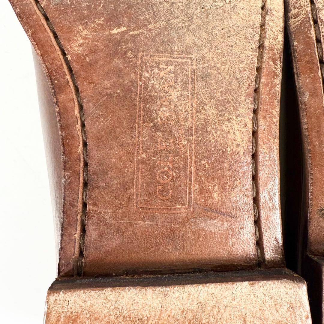 【USA製】COLE HAAN コールハーン　タッセルローファー　革靴　茶 良品