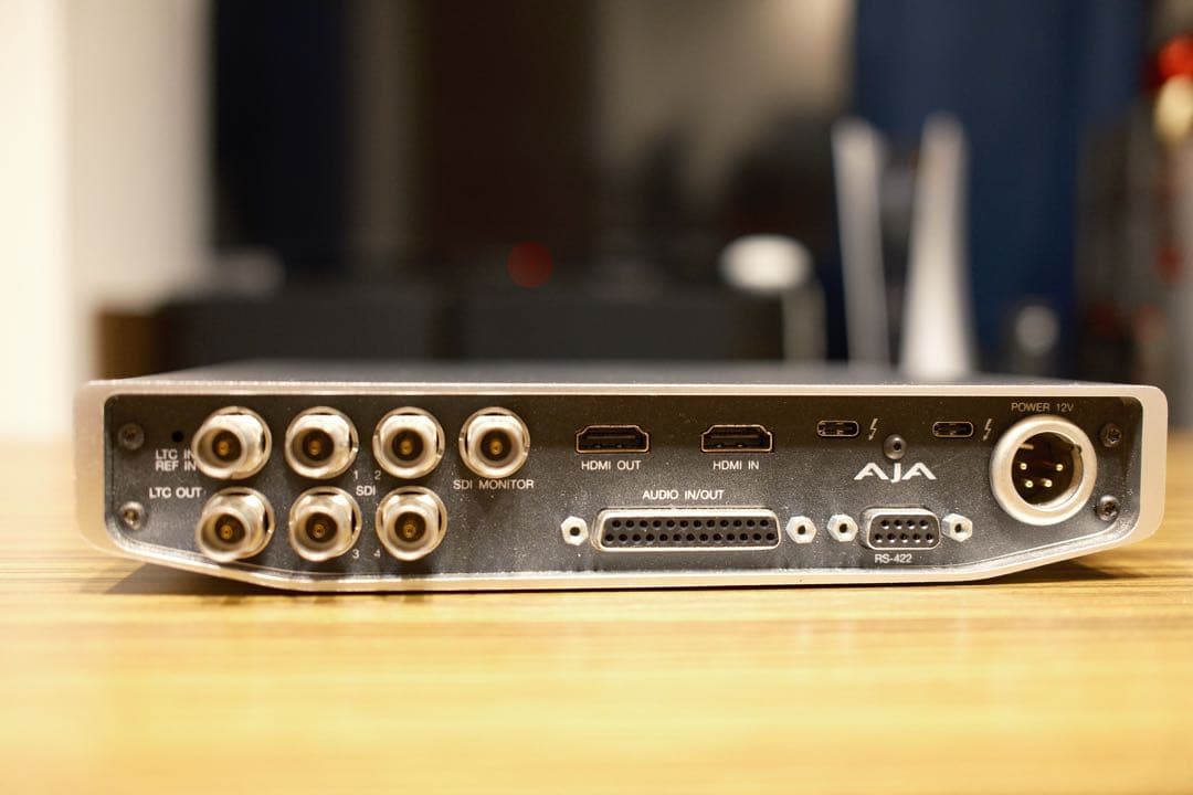 AJA Video Systems Io 4K Plus テスト済み