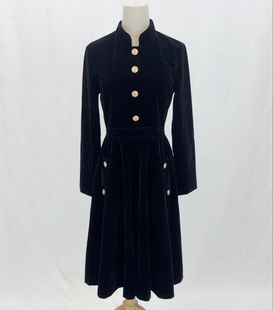 クラシックベルベット ワンピース