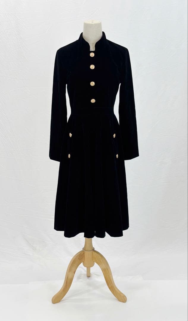 クラシックベルベット ワンピース