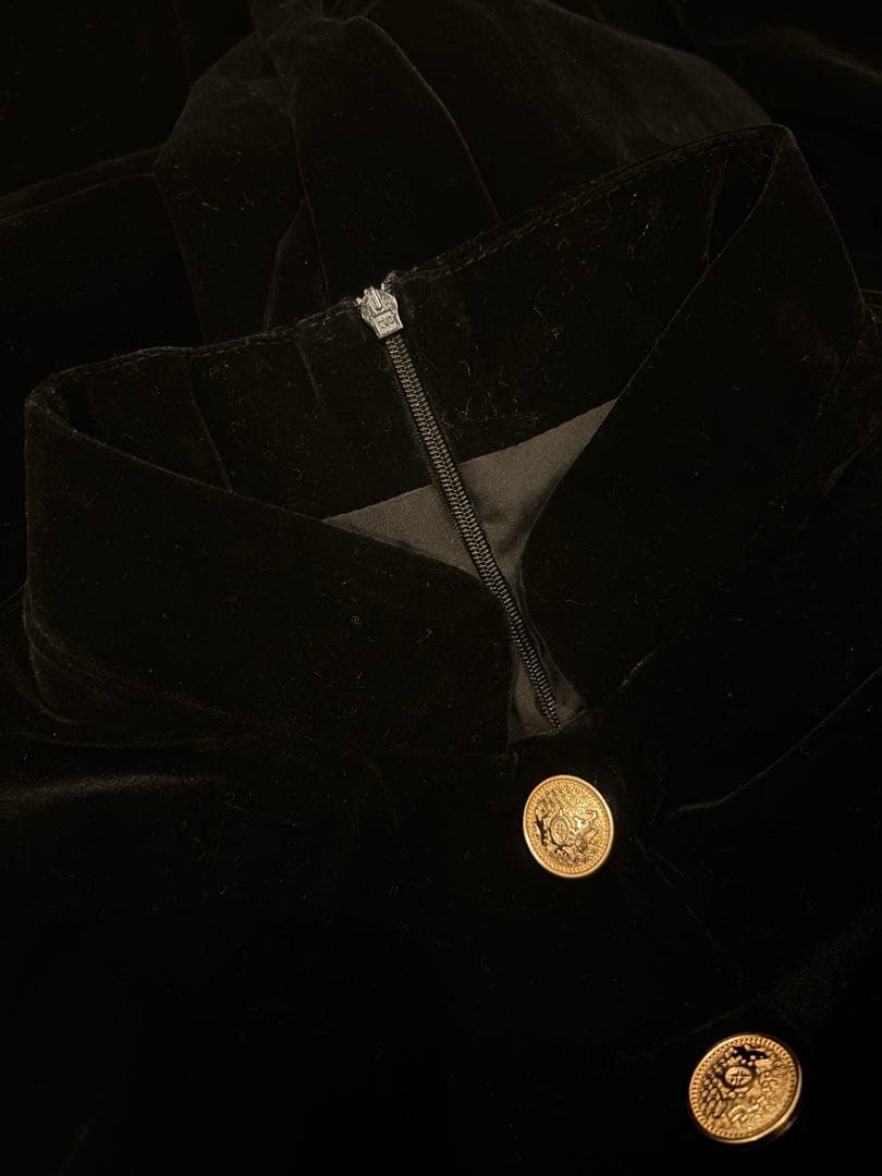 クラシックベルベット ワンピース