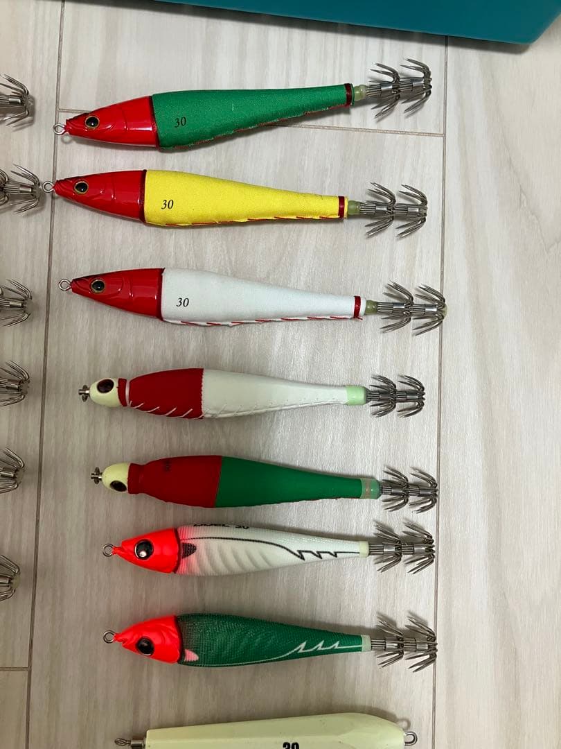 イカメタル用エギとメタルスッテ、ほぼ未使用品