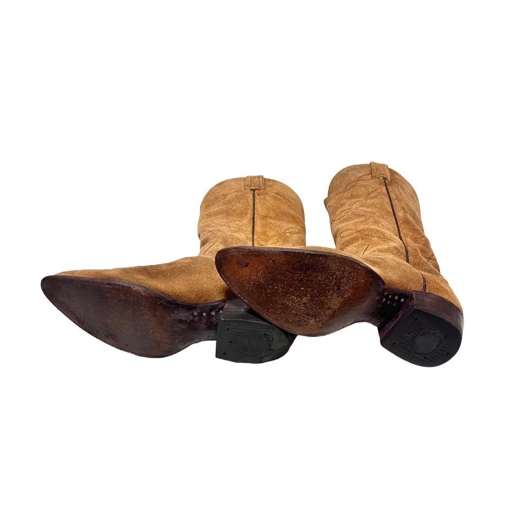 Tony Lama トニーラマ スウェード ウエスタンブーツ 7D 25cm