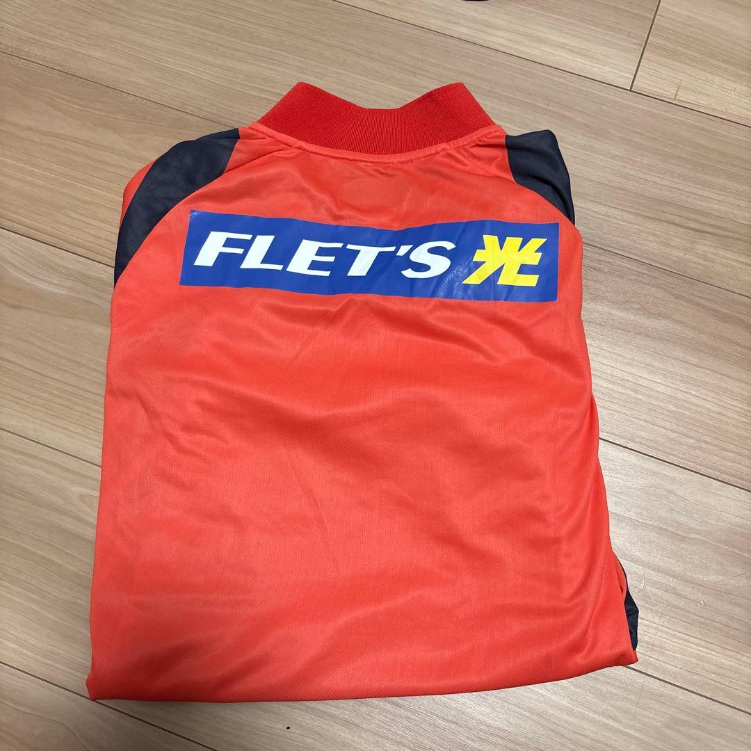 大宮アルディージャ　シャツ オレンジ ストライプ