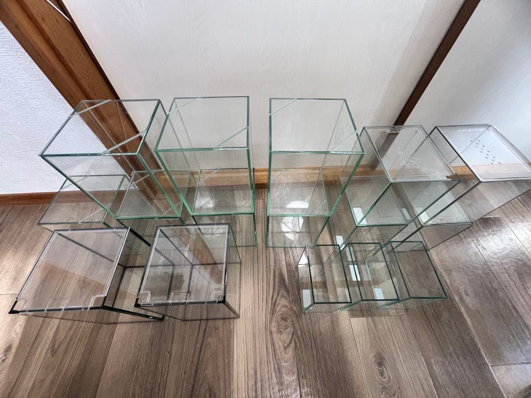 【引取り優先】ベタガラス水槽 GEXグラステリア コトブキレグラス セット