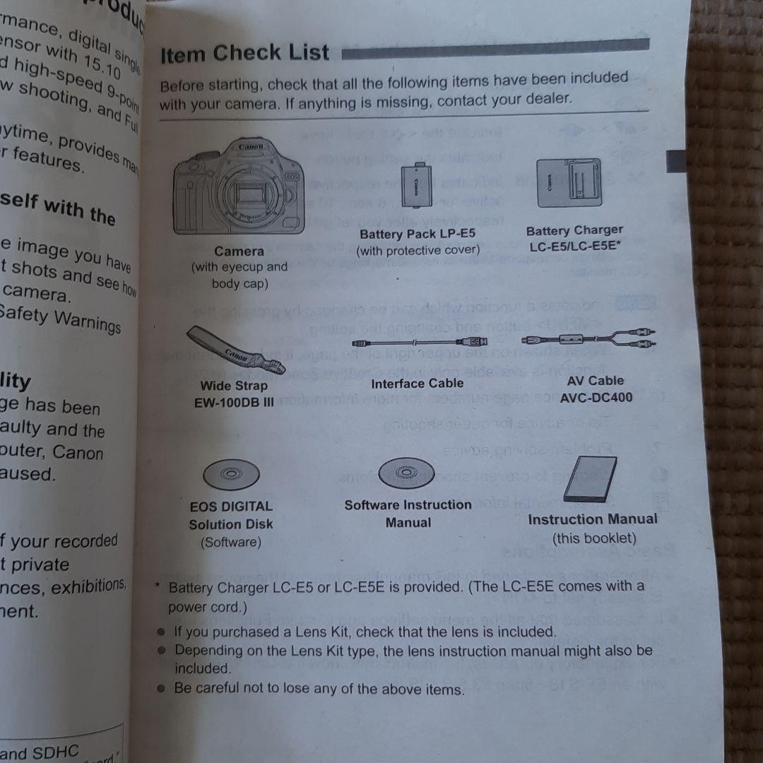 Canon EOS Rabel T1i 一眼レフカメラ