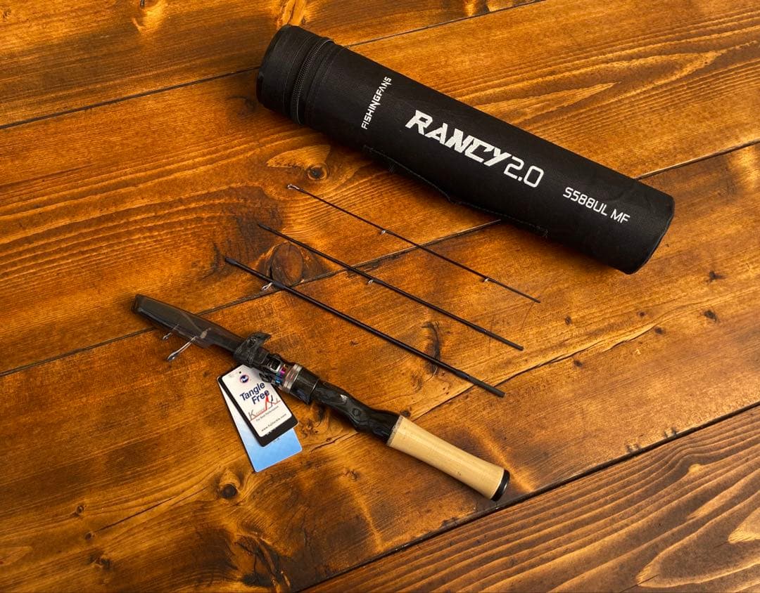 長さが変えられる　トラウトロッド　テレスコロッド　スピニングロッド 588UL