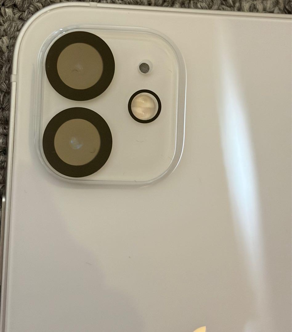 【極美品】iPhone12 128GB 白 SIMフリー 純正バッテリー100%