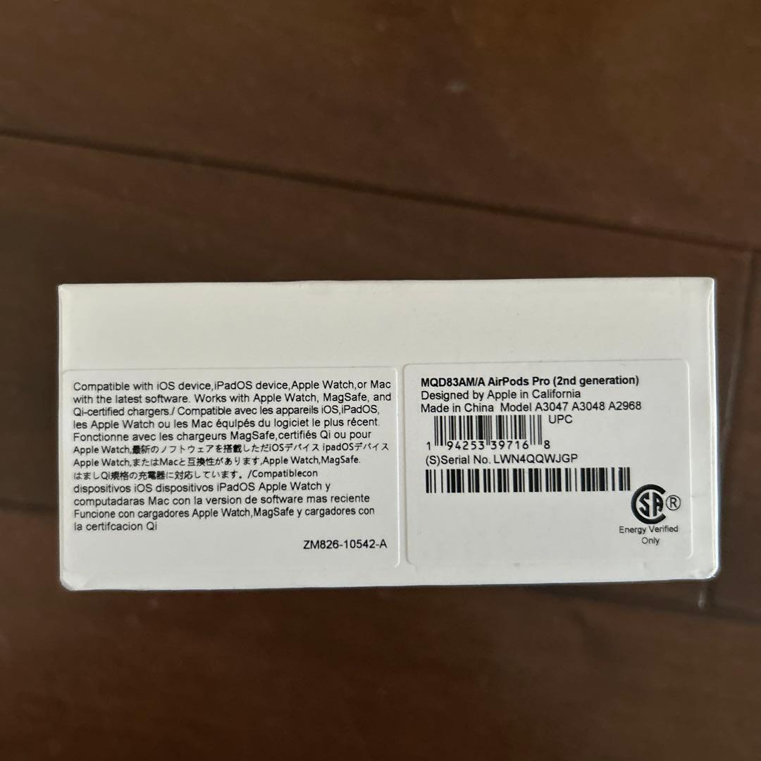S*a様 新品未開封 Apple AirPods Pro (第2世代) 本体 t