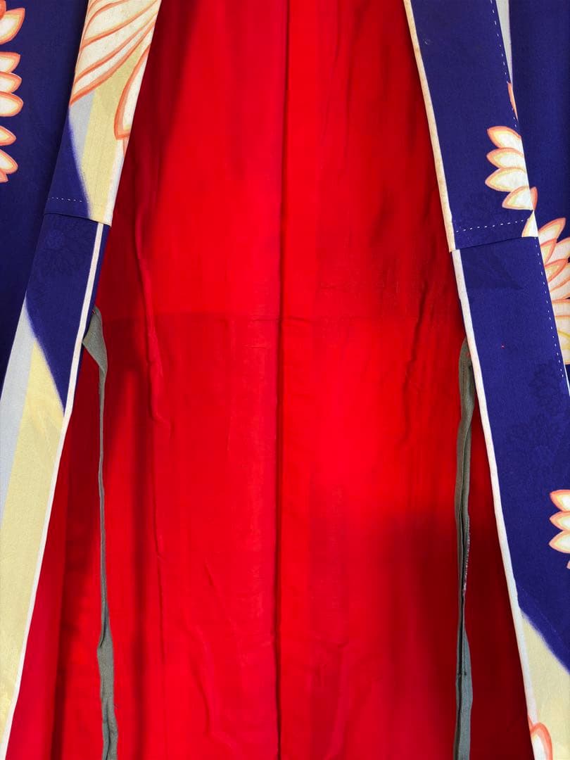 アンティーク　錦紗　子供　着物　　アンティーク着物　七五三