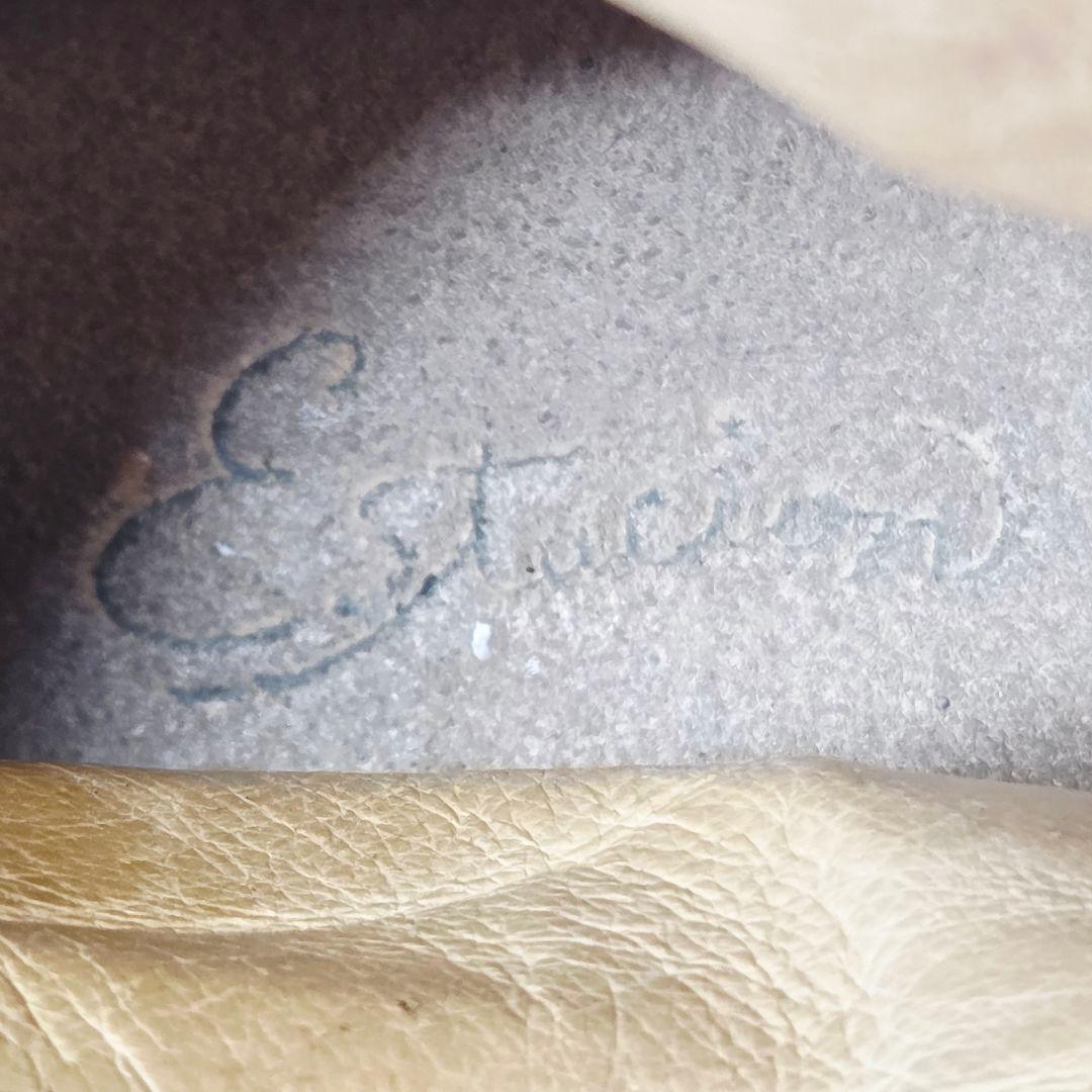 【美品】Estacion エスタシオン ショートブーツ シュリンクレザー M