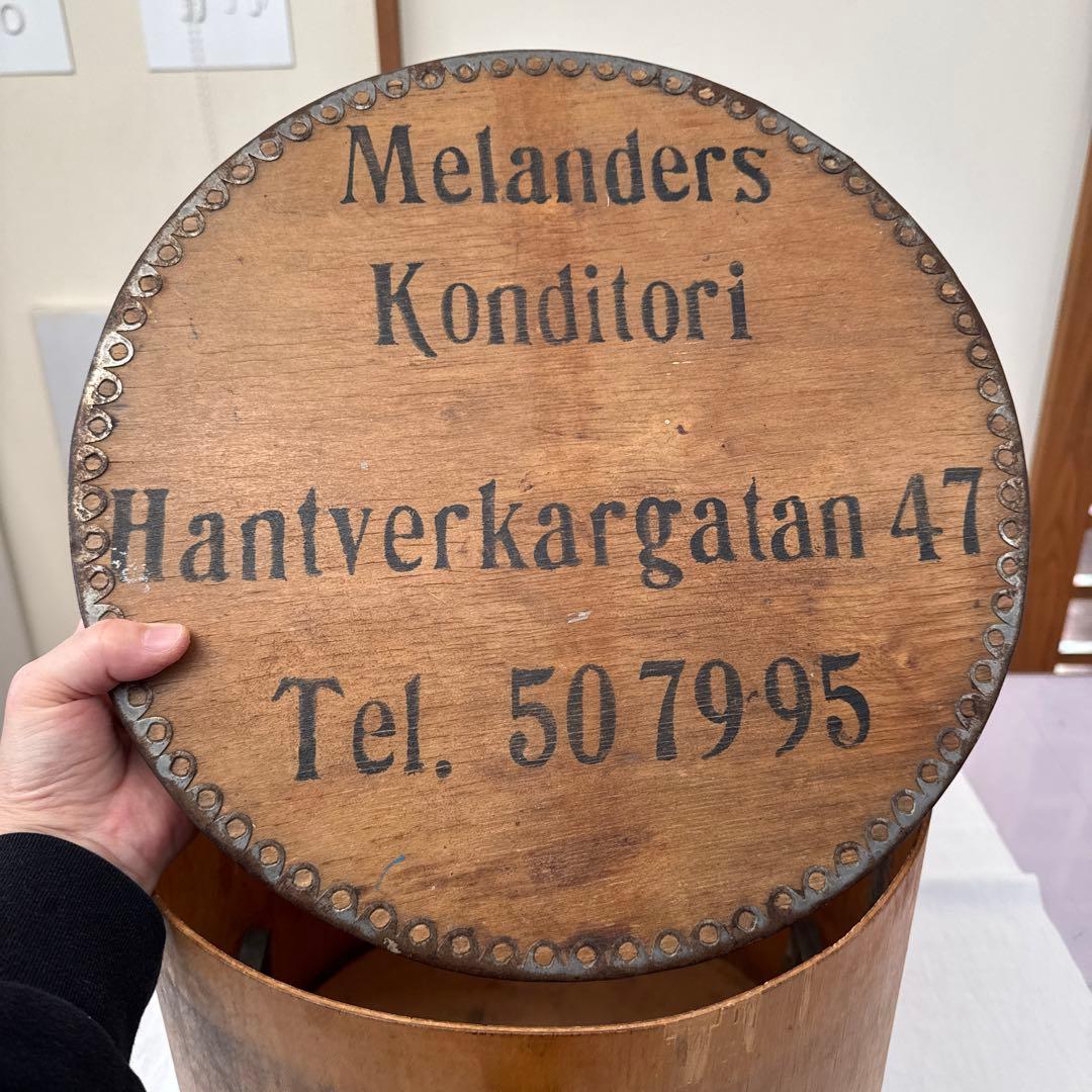 ヴィンテージ　木製ボックス 北欧