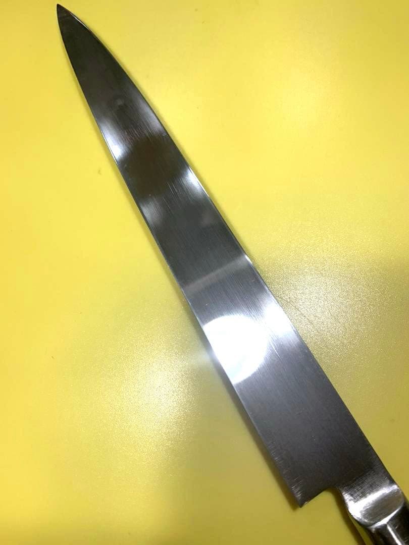 實光　柳刃包丁　H-INOX　モリブデンバナジウム鋼　刃渡り24cm