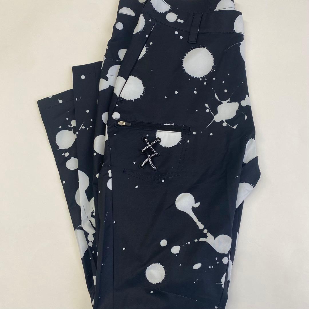 ラッセルノ　ブラック ナイロン　ゴルフ　トップス　パンツ