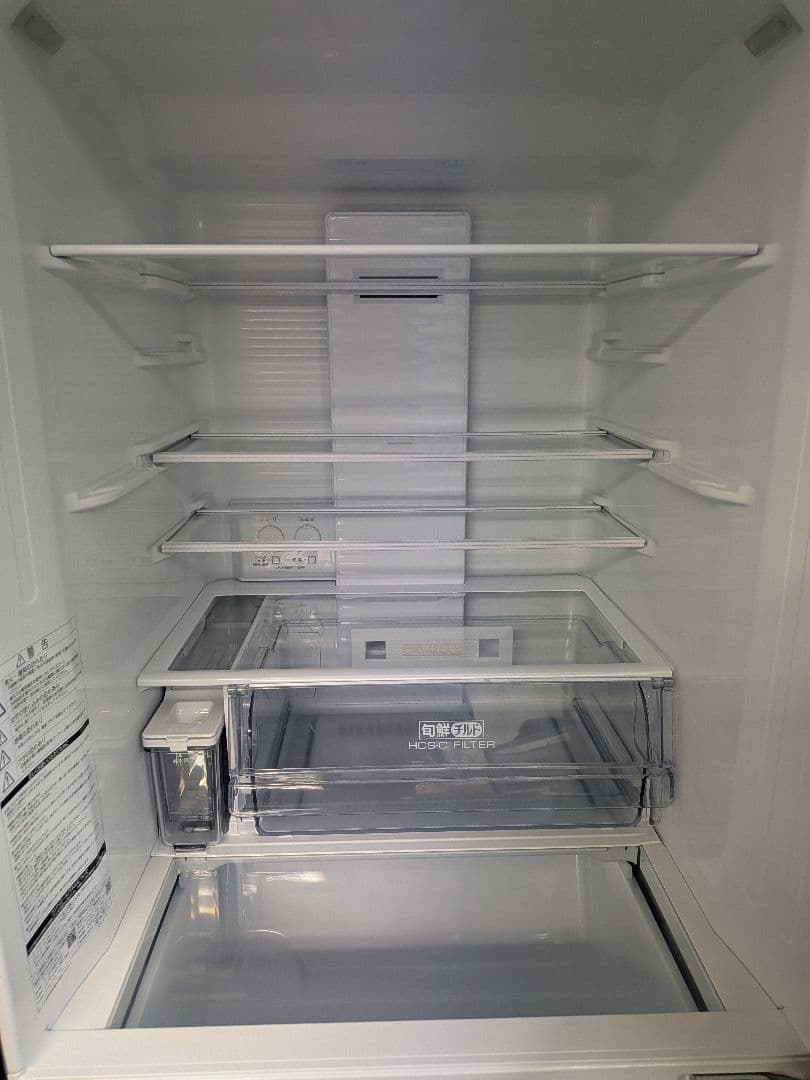 美品 2024年製 AQUA ノンフロン冷凍冷蔵庫 AQR-V37P(K)