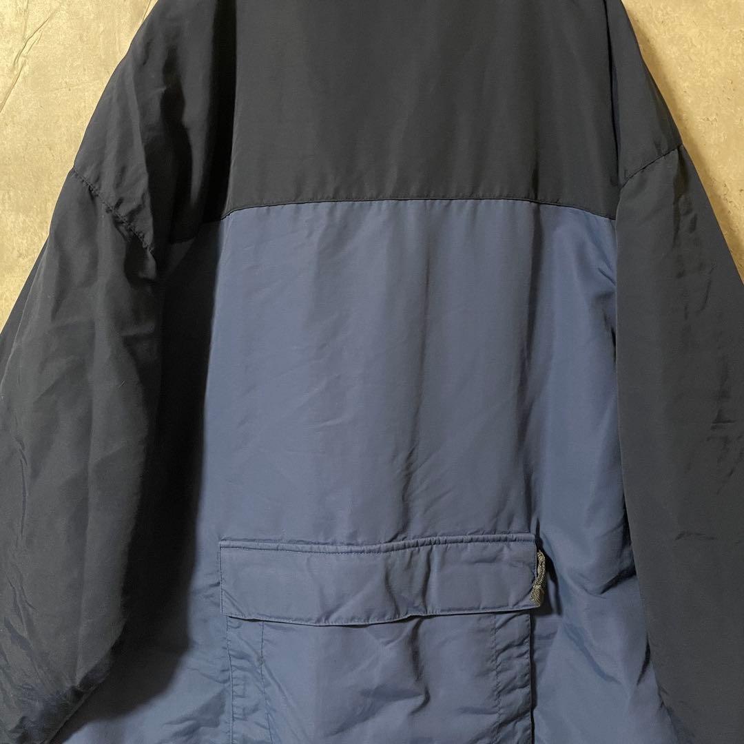 Burtonバートンスキーウェアスノーボードジャケット青ブルー紺ネイビー刺繍ロゴ