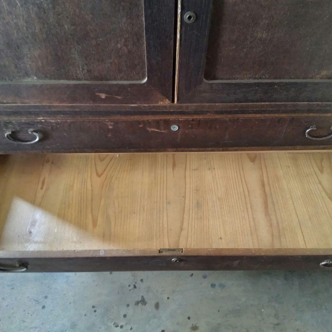 ＊古家具 和ダンス 分離可 引き戸 開き戸 引出し ビィンテ－ジ品 昭和レトロ