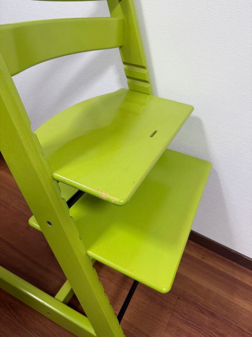 【STOKKE】トリップトラップ　ライムグリーン　シリアル6
