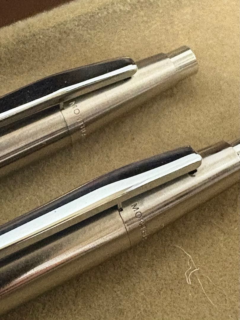 MONT BLANC ノブレスボールペン　シャーペンセット　シルバー