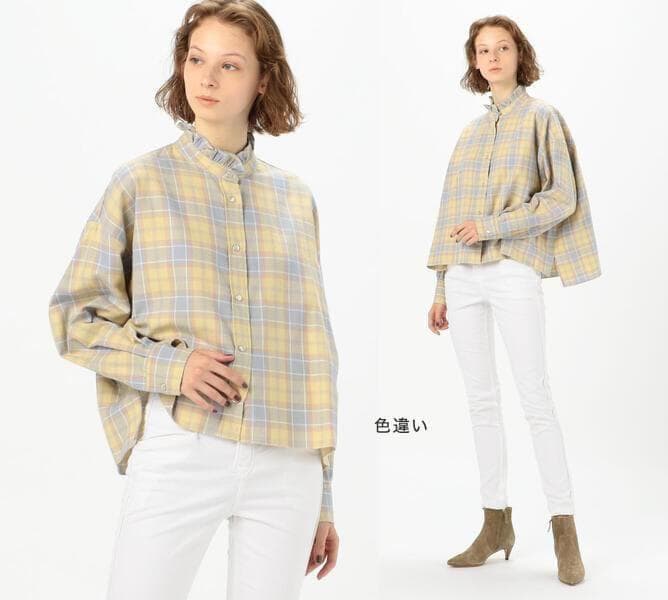 ■専用■美品 イザベルマラン 5,5万 チェック柄ブラウス トゥモローランド