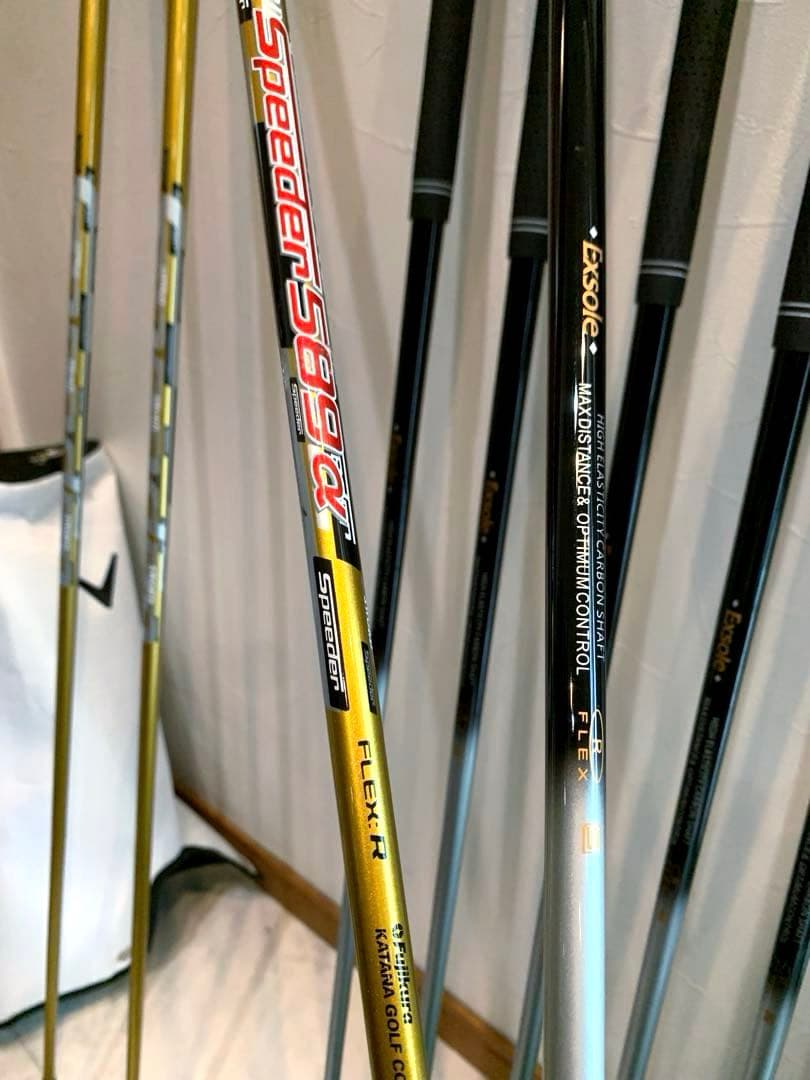 豪華　良品　激飛び　ゴルフクラブフルセット　スウォード　エクソール　キャロウェイ