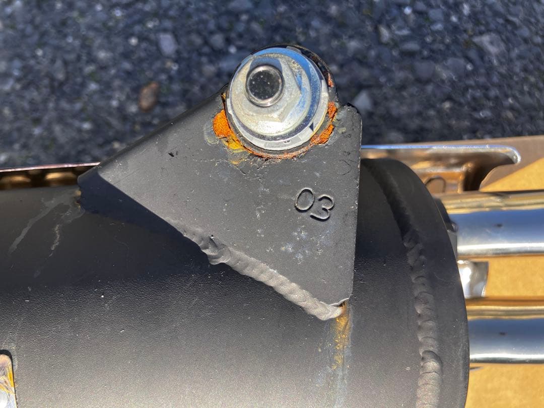 武川スクランブラーマフラー　モンキー125用